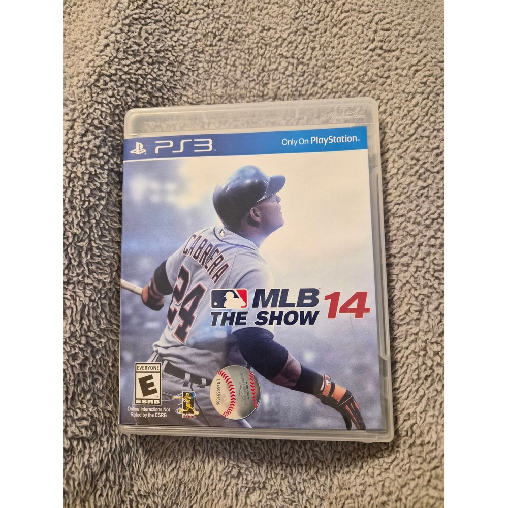 MLB 14 The Show Sony PlayStation 3 PS3 Game Miguel Cabrera Cover Sports Baseball
